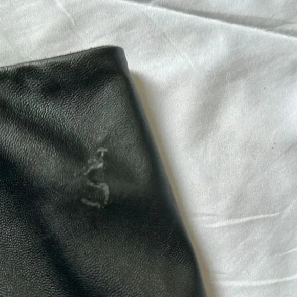 Michael Kors Black Pencil Skirt with leather sides size 4 - Picture 4 of 5